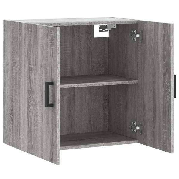vidaXL Ντουλάπι Τοίχου Γκρι Sonoma 60x31x60 εκ. από Επεξεργασμένο Ξύλο