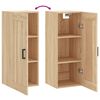 vidaXL Ντουλάπι Τοίχου Sonoma Δρυς 34,5 x 34 x 90 εκ. Επεξεργ. Ξύλο