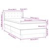 vidaXL &Kappa;&rho;&epsilon;&beta;ά&tau;&iota; Boxspring &mu;&epsilon; &Sigma;&tau;&rho;ώ&mu;&alpha; &Sigma;&kappa;&omicron;ύ&rho;&omicron; &Gamma;&kappa;&rho;&iota; 90x210 &epsilon;&kappa;. &Beta;&epsilon;&lambda;&omicron;ύ&delta;&iota;&nu;&omicron;