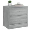 vidaXL Κομοδίνο Γκρι Sonoma 40 x 30 x 40 εκ. από Επεξεργασμένο Ξύλο
