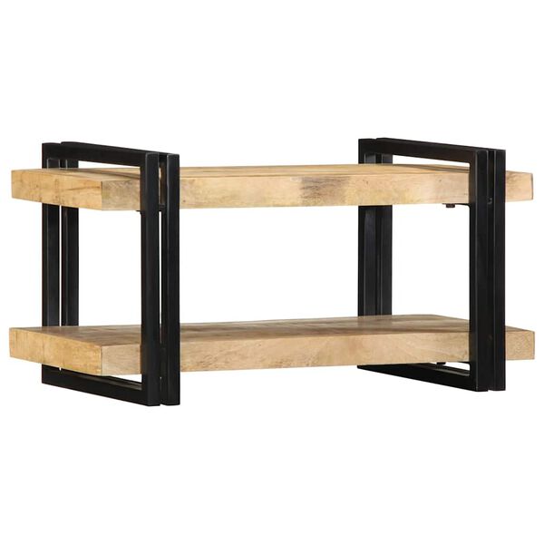 vidaXL Ράφι τοίχου 70x33x35 cm Στερεό ακατέργαστο ξύλο Mango