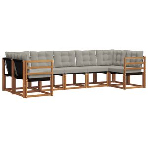 vidaXL &Sigma;&epsilon;&iota;&rho;ά &Kappa;&alpha;&nu;&alpha;&pi;έ &Epsilon;&xi;&omega;&tau;&epsilon;&rho;&iota;&kappa;&omicron;ύ 7 pcs &Phi;&upsilon;&sigma;&iota;&kappa;ό &kappa;&alpha;&iota; &Alpha;&nu;&omicron;&iota;&chi;&tau;ό &Gamma;&kappa;&rho;&iota;