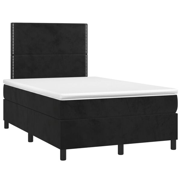 vidaXL &Kappa;&rho;&epsilon;&beta;ά&tau;&iota; Boxspring &mu;&epsilon; &Sigma;&tau;&rho;ώ&mu;&alpha; &Mu;&alpha;ύ&rho;&omicron; 120 x 200 &epsilon;&kappa;. &Beta;&epsilon;&lambda;&omicron;ύ&delta;&iota;&nu;&omicron;