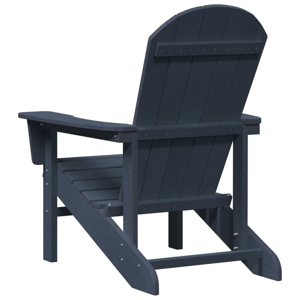 vidaXL Καρέκλες Adirondack 2 τμχ Ναυτική Μπλε 74x82x90 εκ. HDPE