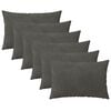 vidaXL &Kappa;ά&lambda;&upsilon;&mu;&mu;&alpha; &Mu;&alpha;&xi;&iota;&lambda;&alpha;&rho;&iota;&omicron;ύ 6 pcs HEERLEN &Sigma;&kappa;&omicron;ύ&rho;&omicron; &Gamma;&kappa;&rho;&iota; 30 x 50 cm &Beta;&epsilon;&lambda;&omicron;ύ&delta;&omicron;