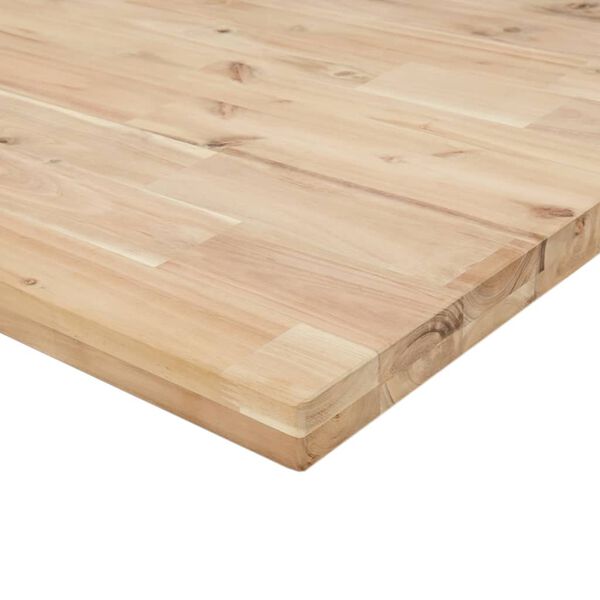 vidaXL Πάγκος Εργασίας Ορθογώνιος 100x60x83 εκ. από Μασίφ Ξύλο Ακακίας