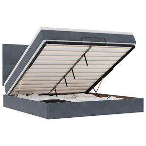 vidaXL &Omicron;&theta;&omega;&mu;&alpha;&nu;&iota;&kappa;ό &kappa;&rho;&epsilon;&beta;ά&tau;&iota; &mu;&epsilon; &sigma;&tau;&rho;ώ&mu;&alpha;&tau;&alpha; & LEDs &Sigma;&kappa;&omicron;ύ&rho;&omicron; &gamma;&kappa;&rho;&iota; Velvet