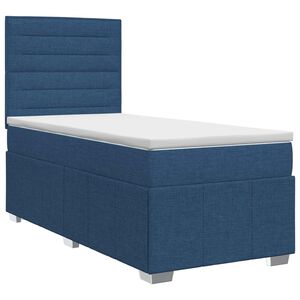 vidaXL &Kappa;&rho;&epsilon;&beta;ά&tau;&iota; box spring &mu;&epsilon; &sigma;&tau;&rho;ώ&mu;&alpha; &Mu;&pi;&lambda;&epsilon; 90 x 200 cm Ύ&phi;&alpha;&sigma;&mu;&alpha;