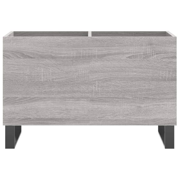 vidaXL Δισκοθήκη Γκρι Sonoma 74,5 x 38 x 48 εκ. από Επεξεργασμένο Ξύλο