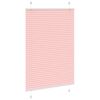 vidaXL Πλισέ περσίδα ροζ 90x150 cm Πλάτος υφάσματος 89,4 cm