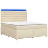 vidaXL &Kappa;&rho;&epsilon;&beta;ά&tau;&iota; box spring &mu;&epsilon; &sigma;&tau;&rho;ώ&mu;&alpha; &Kappa;&rho;&epsilon;&mu; 140 x 190 cm Ύ&phi;&alpha;&sigma;&mu;&alpha;