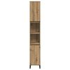 vidaXL Ντουλάπι μπάνιου Δρυς τεχνίτης 30x30x190 cm Κατασκευασμένο ξύλο