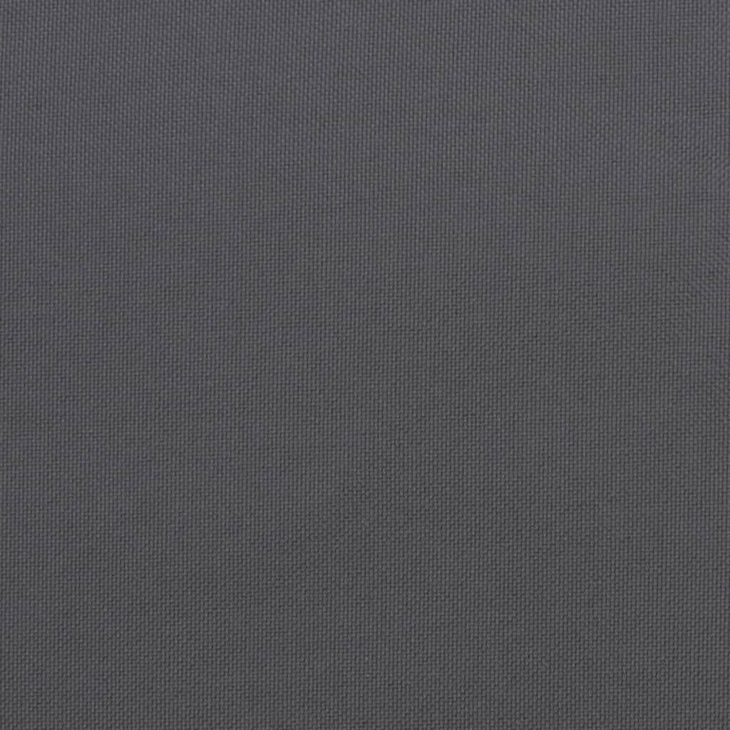 vidaXL Μαξιλάρια Καρέκλας Κήπου 2τεμ Ανθρακί 50x50x4 εκ. Oxford Ύφασμα