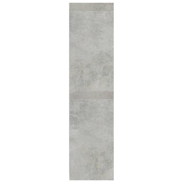 vidaXL Ντουλάπα με Συρτάρια Γκρι Σκυροδέματος 50x50x200 εκ Επεξ. Ξύλο