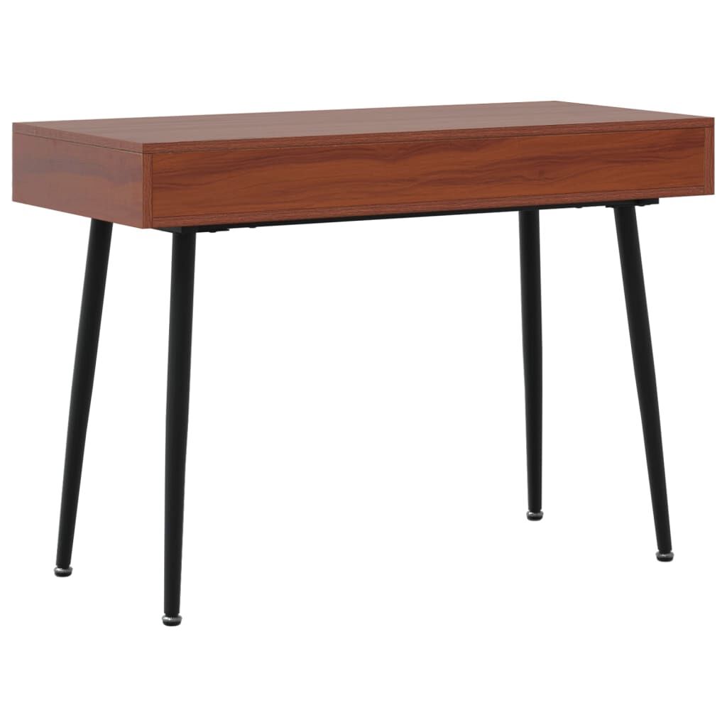 vidaXL Γραφείο Υπολογιστή με Συρτάρι Καφέ 110x50x75 εκ. Επεξεργ. Ξύλο