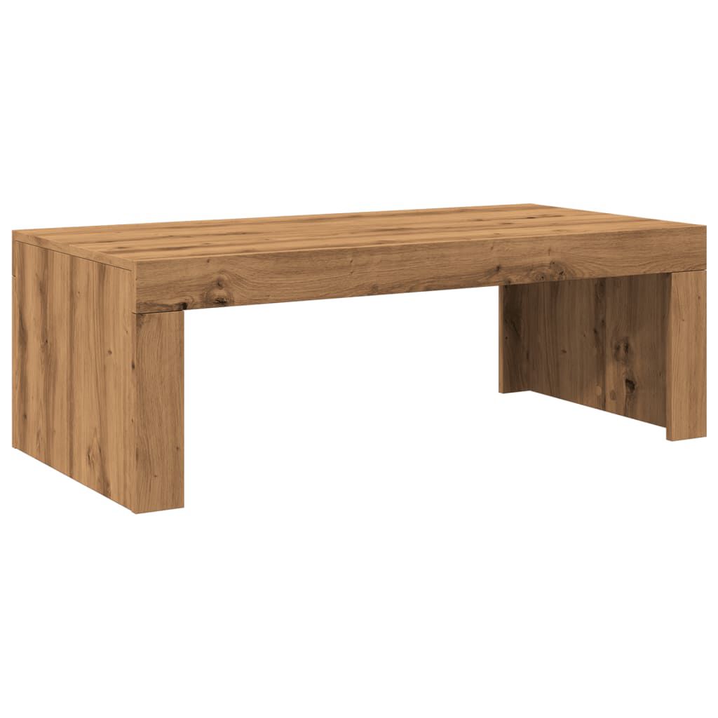 vidaXL Τραπεζάκι Σαλονιού Artisan Δρυς 102x50x35 εκ Επεξεργασμένο Ξύλο