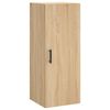 vidaXL Μπουφές Sonoma δρυς 34,5 x 34 x 180 εκ. από Επεξεργασμένο Ξύλο