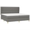vidaXL &Kappa;&rho;&epsilon;&beta;ά&tau;&iota; Boxspring &mu;&epsilon; &Sigma;&tau;&rho;ώ&mu;&alpha; &Sigma;&kappa;&omicron;ύ&rho;&omicron; &Gamma;&kappa;&rho;&iota; 200x200 &epsilon;&kappa;. &Upsilon;&phi;&alpha;&sigma;&mu;ά&tau;&iota;&nu;&omicron;