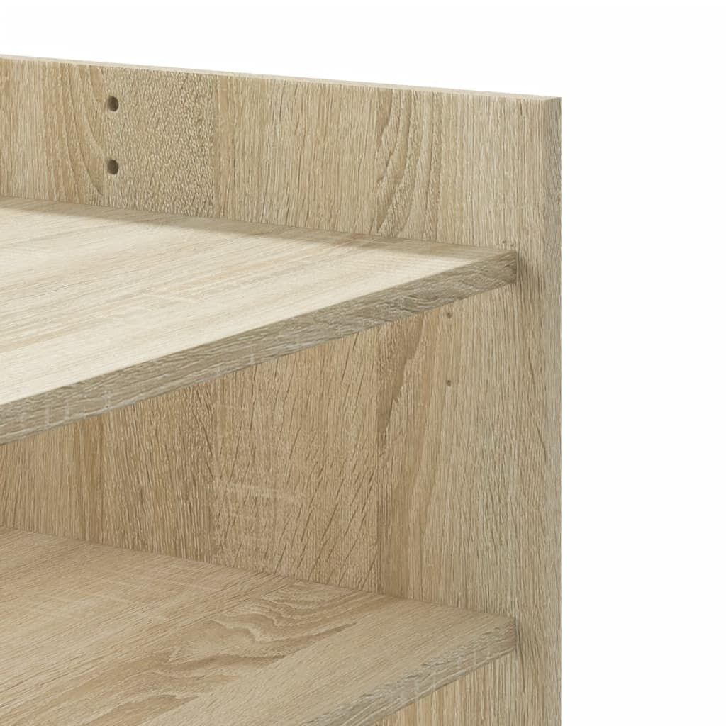 vidaXL Τραπεζάκι Σαλονιού Sonoma Δρυς 80x50x50 εκ. Επεξεργασμένο Ξύλο