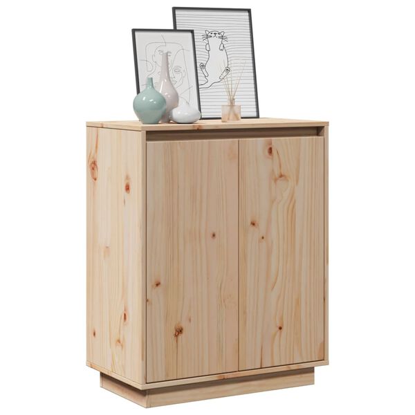 vidaXL Ντουλάπι 60 x 34 x 75 εκ. από Μασίφ Ξύλο Πεύκου