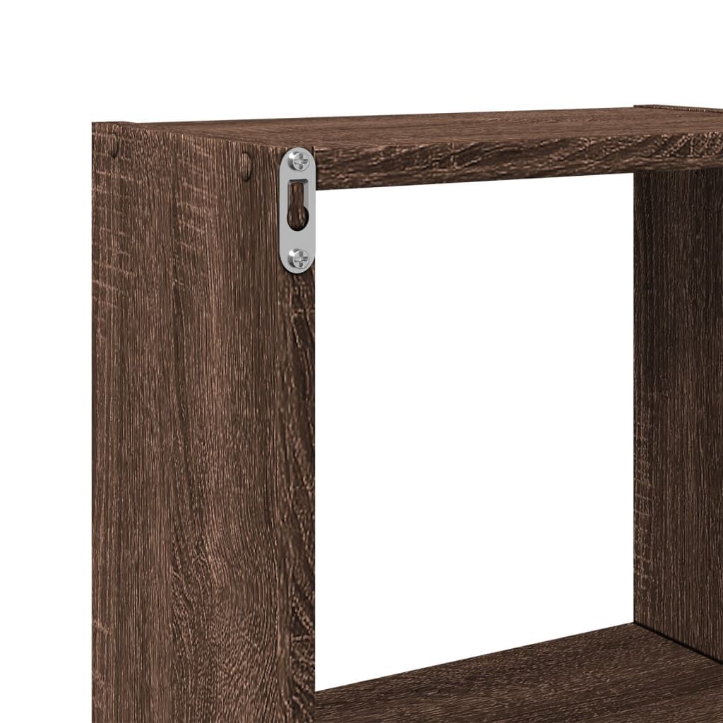 vidaXL Ντουλάπι Τοίχου Καφέ Δρυς 78x18x71 εκ. από Επεξεργασμένο Ξύλο