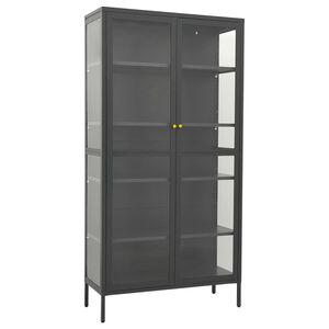 vidaXL &Nu;&tau;&omicron;&upsilon;&lambda;ά&pi;&alpha; &Beta;&iota;&tau;&rho;ί&nu;&alpha;&sigmaf; &Alpha;&nu;&theta;&rho;&alpha;&kappa;ί 90x40x180 &epsilon;&kappa;. &Alpha;&tau;&sigma;ά&lambda;&iota; / &Psi;&eta;&mu;έ&nu;&omicron; &Gamma;&upsilon;&alpha;&lambda;ί