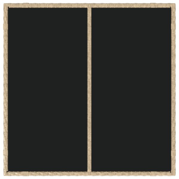 vidaXL Σέτ φαγητού για κήπο 5 pcs Μπεζ 90 x 90 x 75 cm συνθετικό ρατάν