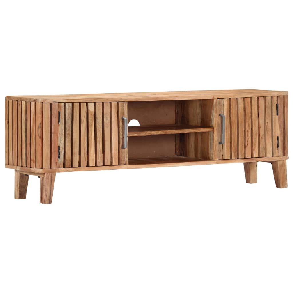 vidaXL Έπιπλο Τηλεόρασης 130 x 30 x 45 εκ. από Μασίφ Ξύλο Ακακίας