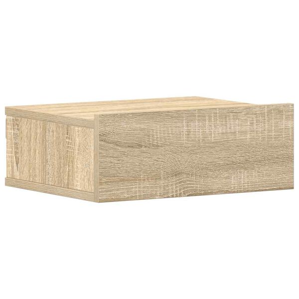 vidaXL Κομοδίνα Κρεμαστά 2 τεμ. Sonoma Δρυς 40x30x15εκ. από Επεξ. Ξύλο