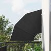 vidaXL Αδιάφανο σκίαστρο μπαλκονιού Ανθρακί 115 x 115 εκ ύφασμα