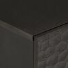 vidaXL Κομοδίνο Μαύρο 50 x 33 x 60 εκ. από Μασίφ Ξύλο Μάνγκο