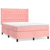 vidaXL &Kappa;&rho;&epsilon;&beta;ά&tau;&iota; Boxspring &mu;&epsilon; &Sigma;&tau;&rho;ώ&mu;&alpha; &Rho;&omicron;&zeta; 140x190 &epsilon;&kappa;. &Beta;&epsilon;&lambda;&omicron;ύ&delta;&iota;&nu;&omicron;