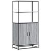 vidaXL Highboard Grey Sonoma &Kappa;&alpha;&tau;&alpha;&sigma;&kappa;&epsilon;&upsilon;&alpha;&sigma;&mu;έ&nu;&omicron; &xi;ύ&lambda;&omicron; &kappa;&alpha;&iota; &mu;έ&tau;&alpha;&lambda;&lambda;&omicron;