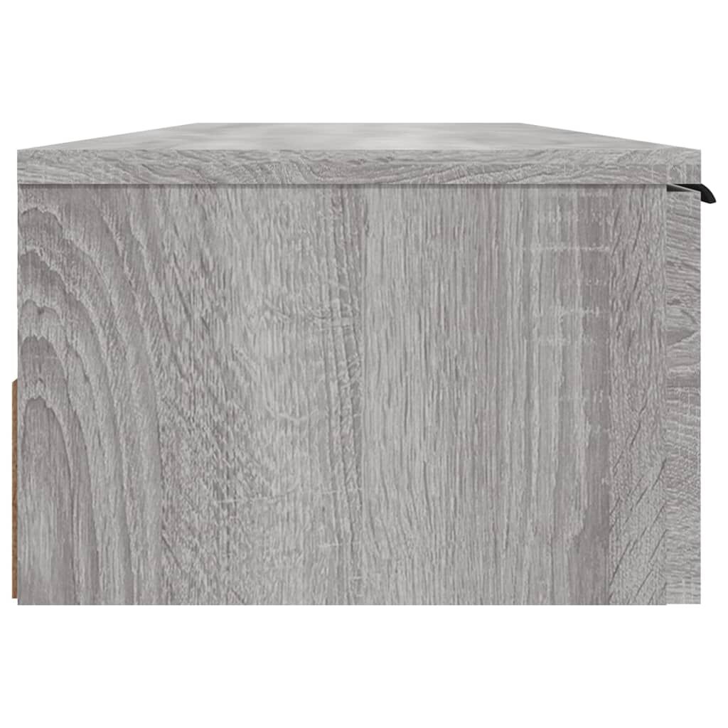 vidaXL Ντουλάπι Τοίχου Γκρι Sonoma102x30x20εκ. Επεξεργασμένο Ξύλο