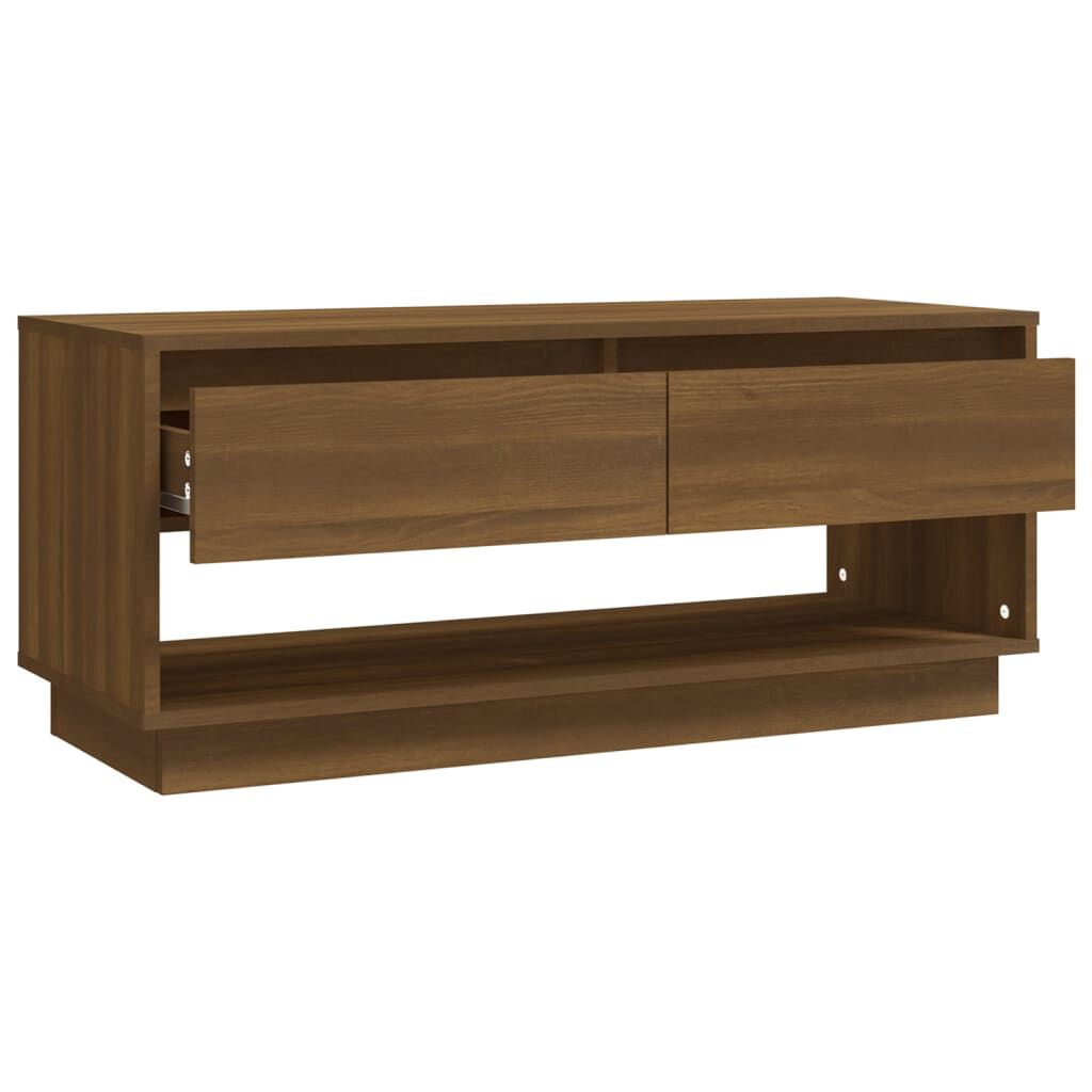 vidaXL Έπιπλο Τηλεόρασης Καπνιστή Δρυς 102x41x44εκ. Επεξεργασμένο Ξύλο