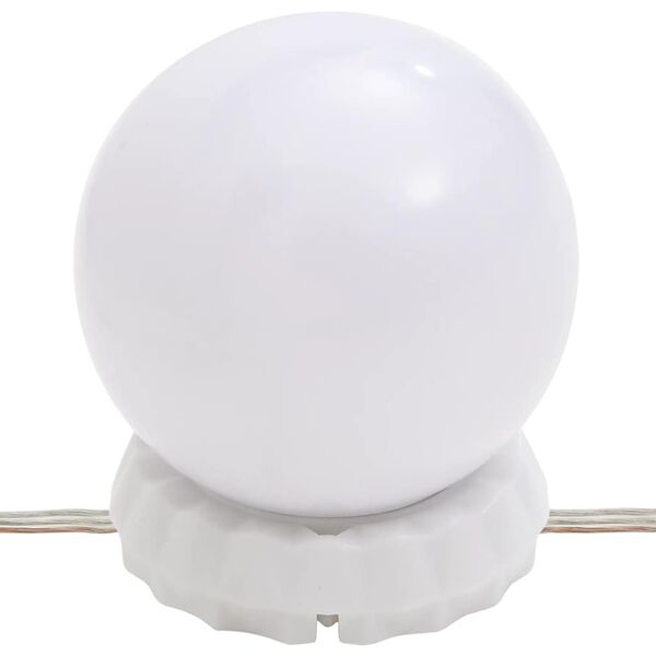 vidaXL Μπουντουάρ με LED Γκρι Sonoma 80x41x144,5 εκ.