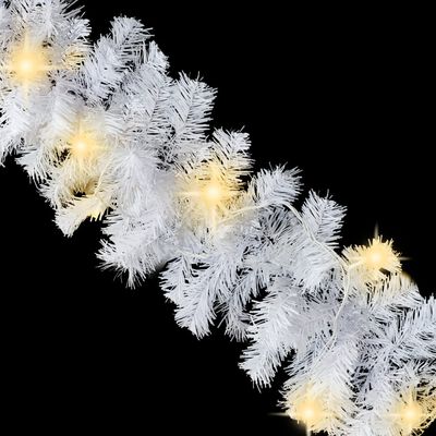 vidaXL Γιρλάντα Χριστουγεννιάτικη με Λαμπάκια LED Λευκή 20 μ.