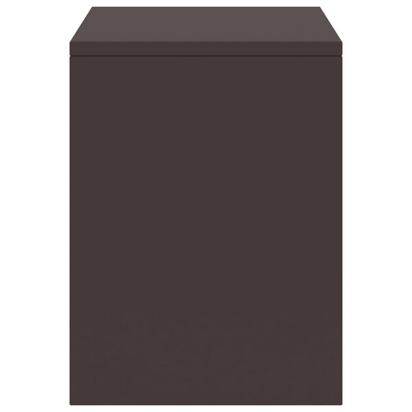 vidaXL Κομοδίνα 2 τεμ. Σκούρο Καφέ 35 x 30 x 40 εκ. Μασίφ Ξύλο Πεύκου
