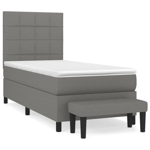vidaXL &Kappa;&rho;&epsilon;&beta;ά&tau;&iota; Boxspring &mu;&epsilon; &Sigma;&tau;&rho;ώ&mu;&alpha; &Sigma;&kappa;&omicron;ύ&rho;&omicron; &Gamma;&kappa;&rho;&iota; 80x200 &epsilon;&kappa;. &Upsilon;&phi;&alpha;&sigma;&mu;ά&tau;&iota;&nu;&omicron;