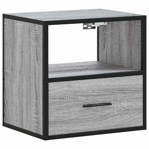 vidaXL &Epsilon;&pi;ί&tau;&omicron;&iota;&chi;&omicron; &kappa;&omicron;&mu;&omicron;&delta;ί&nu;&omicron; Grey Sonoma 40x31x39,5 cm