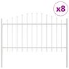 vidaXL &Phi;&rho;ά&chi;&tau;&eta;&sigmaf; &Kappa;ή&pi;&omicron;&upsilon; 8 pcs &Lambda;&epsilon;&upsilon;&kappa;ό 170 x 140 &epsilon;&kappa;
