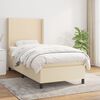 vidaXL &Kappa;&rho;&epsilon;&beta;ά&tau;&iota; Boxspring &mu;&epsilon; &Sigma;&tau;&rho;ώ&mu;&alpha; &Kappa;&rho;&epsilon;&mu; 80 x 200 &epsilon;&kappa;. &Upsilon;&phi;&alpha;&sigma;&mu;ά&tau;&iota;&nu;&omicron;