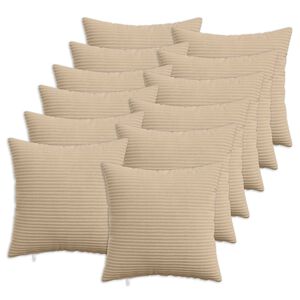 vidaXL &Kappa;ά&lambda;&upsilon;&mu;&mu;&alpha; &Mu;&alpha;&xi;&iota;&lambda;&alpha;&rho;&iota;&omicron;ύ 12 &tau;&mu;&chi;. HEERLEN Taupe 40 x 40 cm &kappa;&omicron;&rho;&nu;&tau;&omicron;&upsilon;&rho;ό&iota;