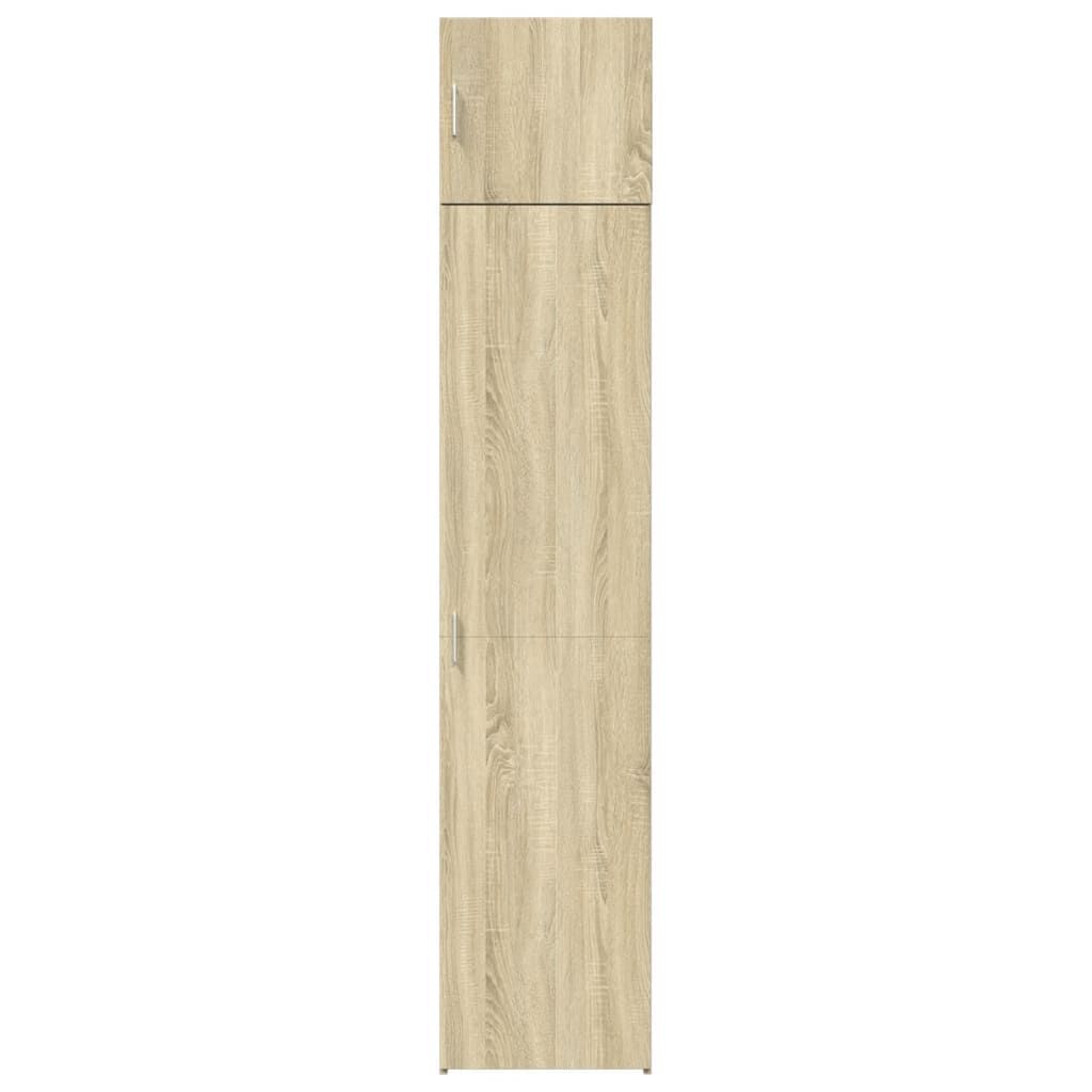 vidaXL Ντουλάπι Αποθήκευσης Στενό Δρυς 45x42,5x225 εκ. Επεξεργ. Ξύλο