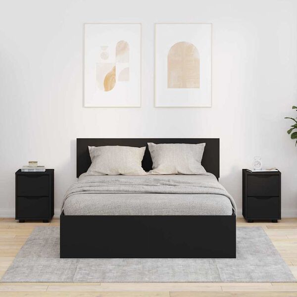 vidaXL &Kappa;&omicron;&mu;&omicron;&delta;ί&nu;&alpha; 2 pcs &Mu;&alpha;ύ&rho;&omicron; 30,5 x 30 x 43 &epsilon;&kappa; &Epsilon;&pi;&epsilon;&xi;&epsilon;&rho;&gamma;&alpha;&sigma;&mu;έ&nu;&omicron; &xi;ύ&lambda;&omicron;