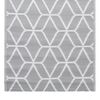 vidaXL χαλί εξωτερικού χώρου ARAKIL γκρι 80x150 cm PP