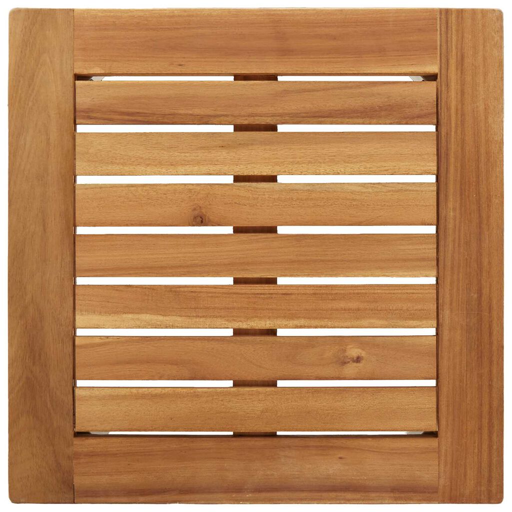 vidaXL Σέτ φαγητού για κήπο 3 pcs Καφέ Μασίφ ξύλο teak