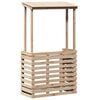 vidaXL &Tau;&rho;&alpha;&pi;έ&zeta;&iota; &Mu;&pi;&alpha;&rho; &Kappa;ή&pi;&omicron;&upsilon; &mu;&epsilon; &Omicron;&rho;&omicron;&phi;ή 112,5x57x195,5 &epsilon;&kappa;. &Mu;&alpha;&sigma;ί&phi; &Pi;&epsilon;ύ&kappa;&omicron;