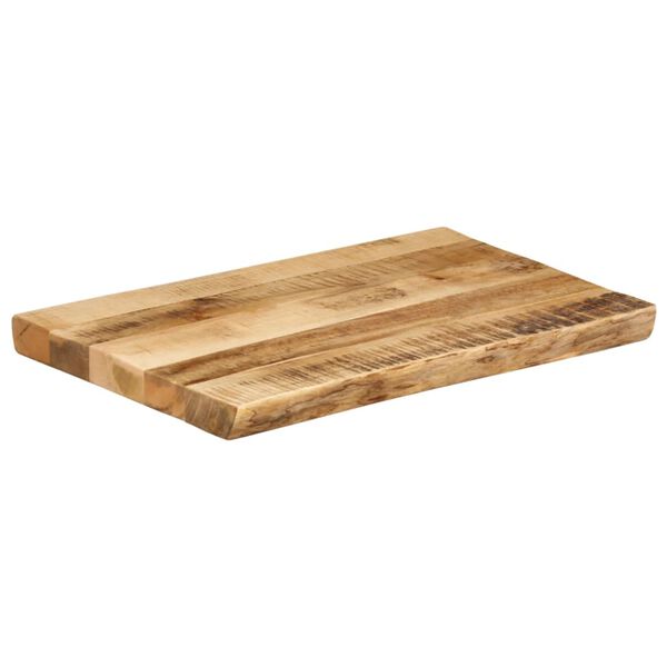 vidaXL Επιφάνεια Τραπεζιού 70x40x2,5 εκ. Live Edge Μασίφ Ξύλο Μάνγκο