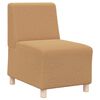 vidaXL Μοναδικός Καναπές χωρίς Χερούλια 2 pcs Μπεζ 55 x 74 x 82 εκ.